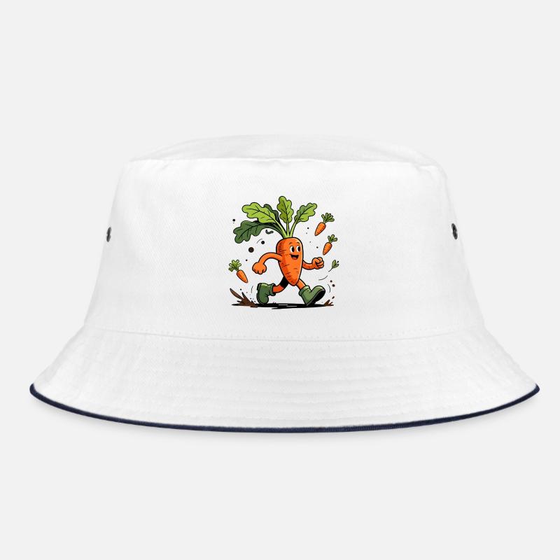 Fun dynamic carrot gardener Bucket Hat
