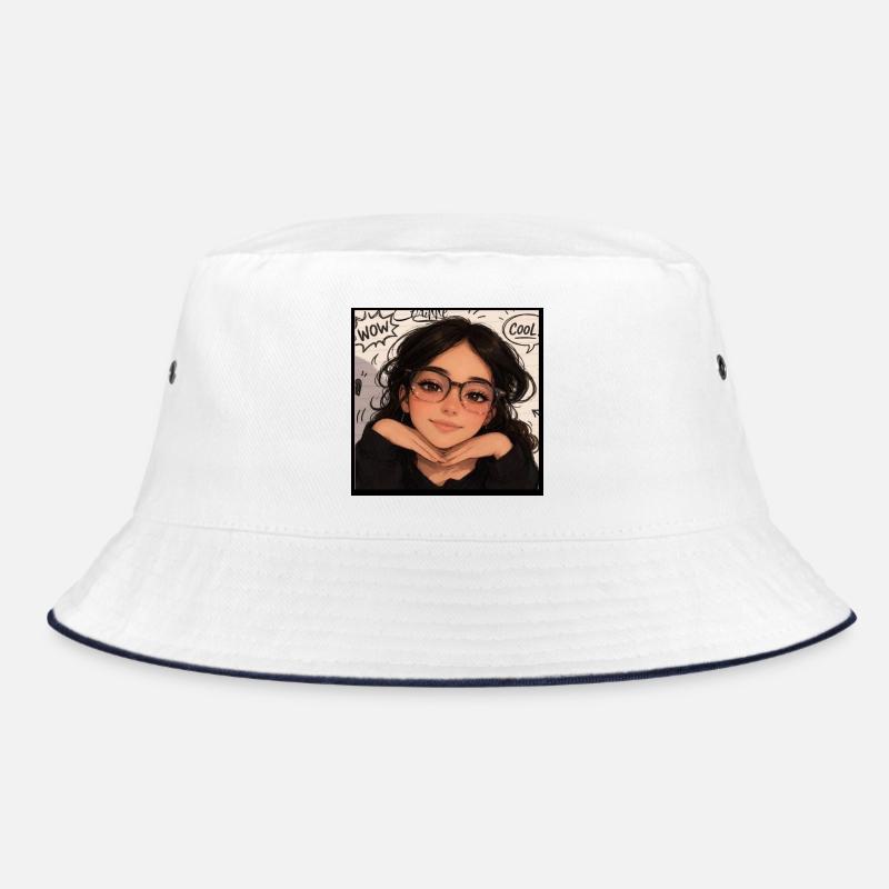 Corinne - Bob - blanc/marine