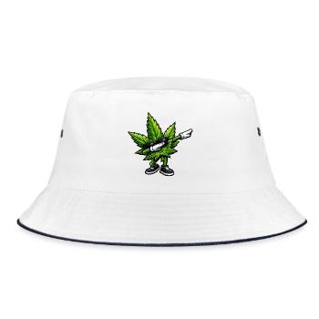Tamponnement du cannabis - Bob - blanc/marine - Devant