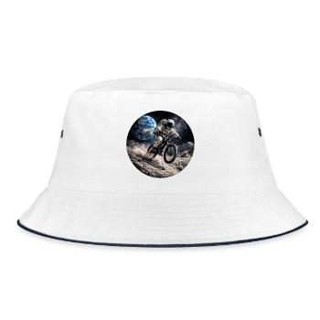 Astronaute vélo lunaire - Bob - blanc/marine - Devant