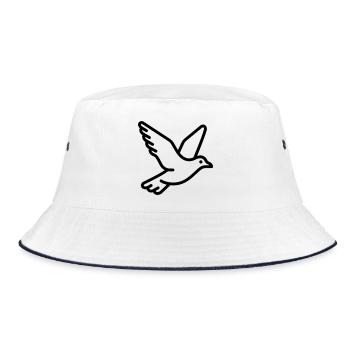 Seagull - Bucket Hat - white/navy - Front