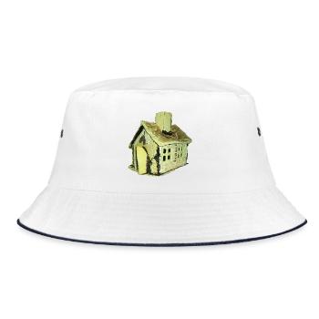 Backhaus - Bucket Hat - Weiß/Navy - Vorne