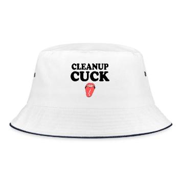 Cuckold clean up - Bob - blanc/marine - Devant
