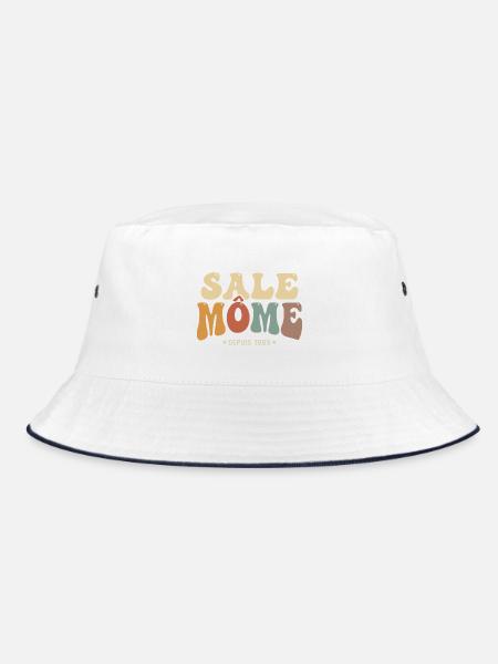 1965 cadeau anniversaire Homme sale môme 60 ans - Bob - blanc/marine - Devant
