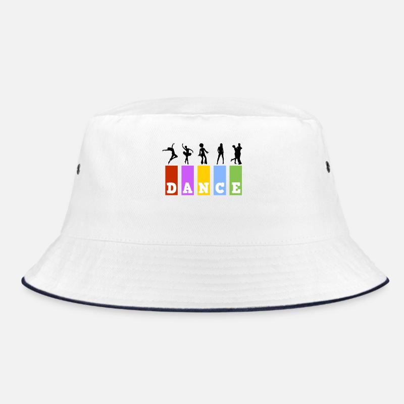 Bunte Tanzbuchstaben Bucket Hat
