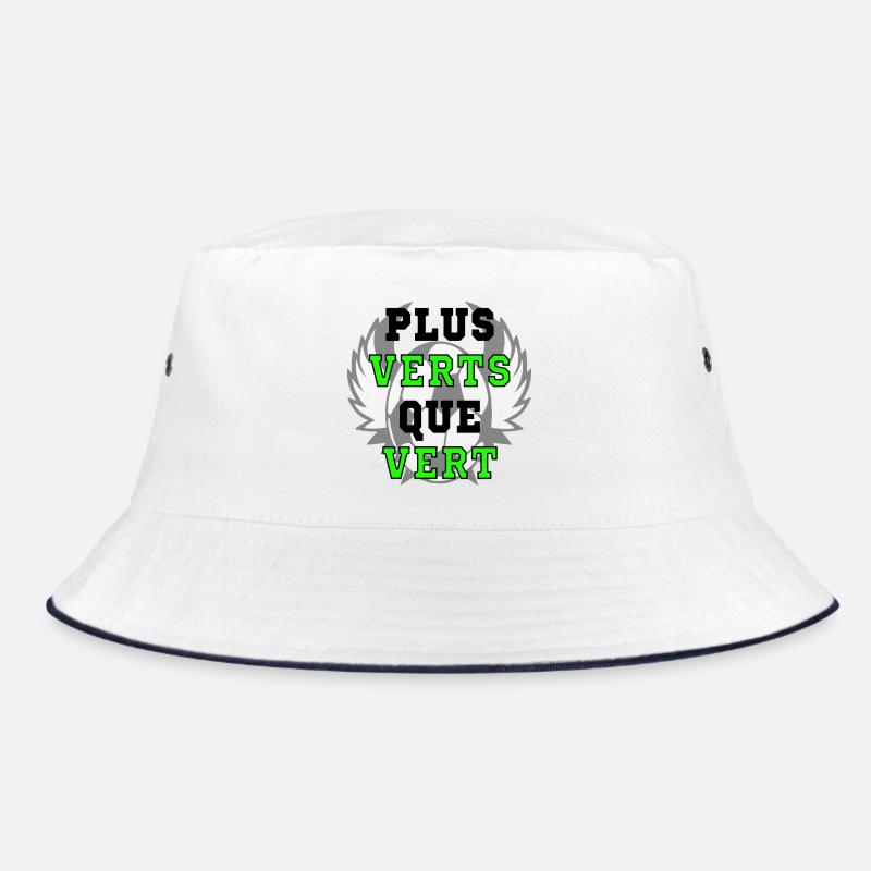 PLUS VERTS QUE VERT (ST ETIENNE) - Bob - blanc/marine