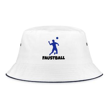 Fistball - Bucket Hat - white/navy - Front