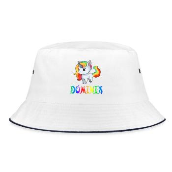 Dominik Einhorn - Bucket Hat - Weiß/Navy - Vorne