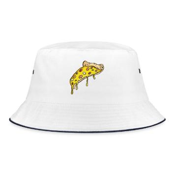 Délicieusement de pizza - Pizza - Fromage - délicieux - Bob - blanc/marine - Devant