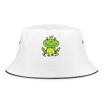 Grenouille ou prince ? - Bob - blanc/marine - Devant