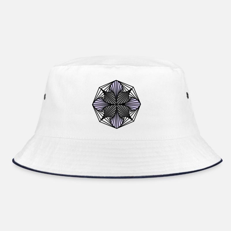 Geometric Art: Octagon (Shaded) Bucket Hat