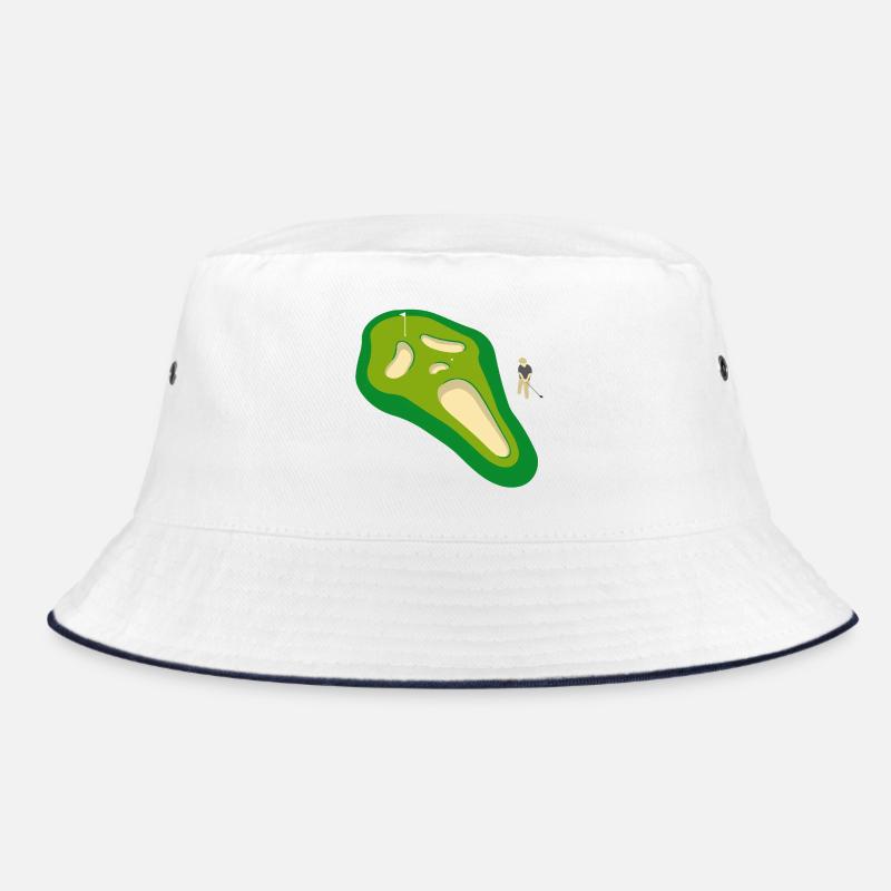 Golf skull Bucket Hat