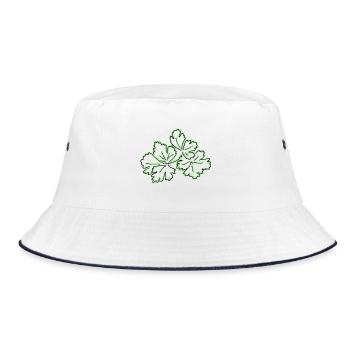 parsley - Bucket Hat - white/navy - Front