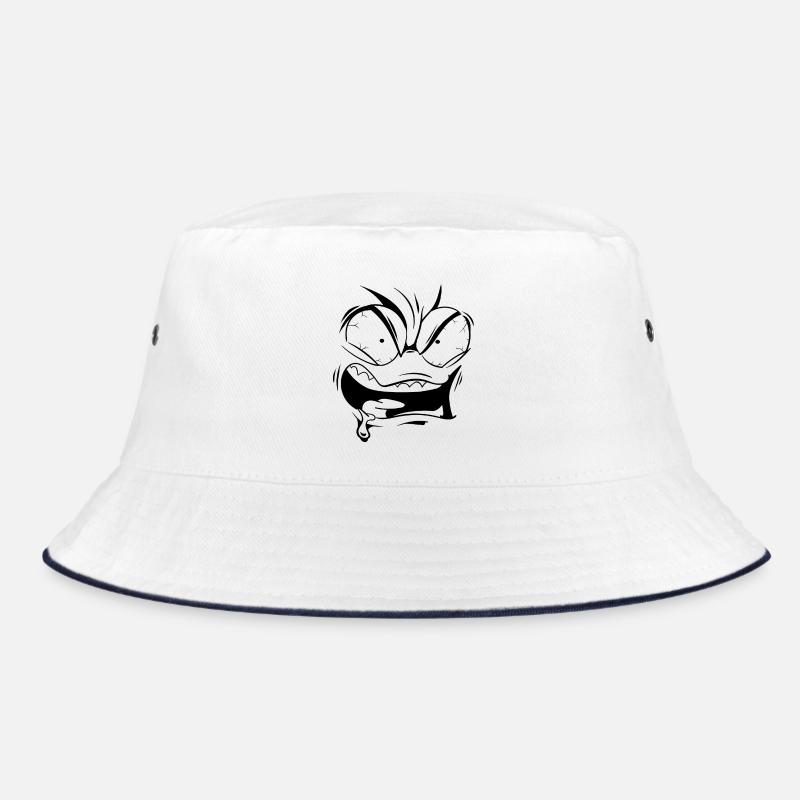 Angry face Bucket Hat
