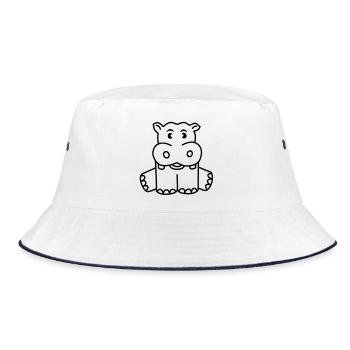 Hippo - Bob - blanc/marine - Devant