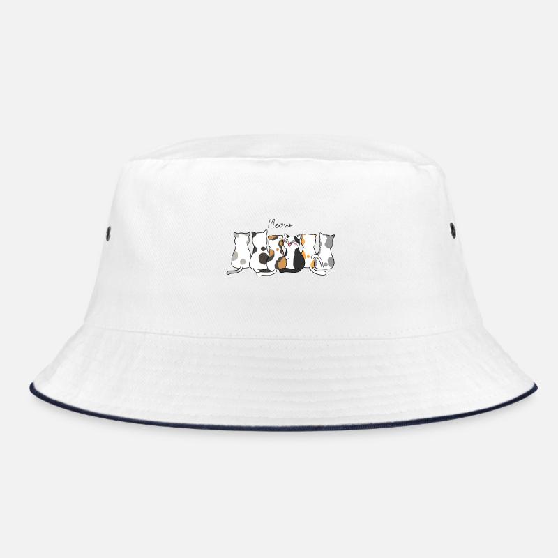 Katzenkreis der Calico-Freunde Bucket Hat
