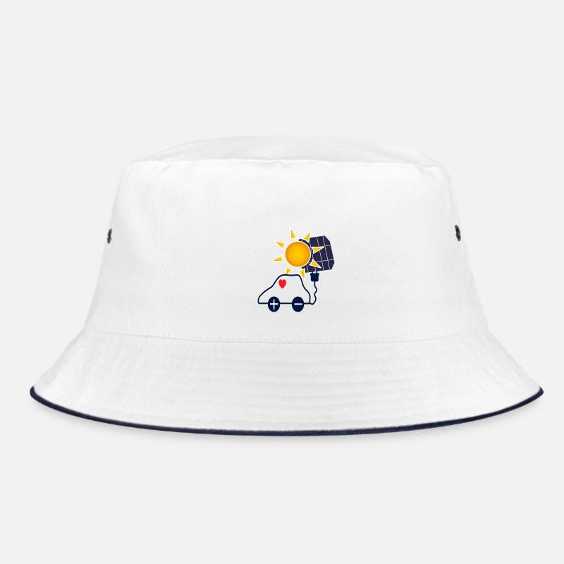 Solar Power Car with Solar Panel Bucket Hat