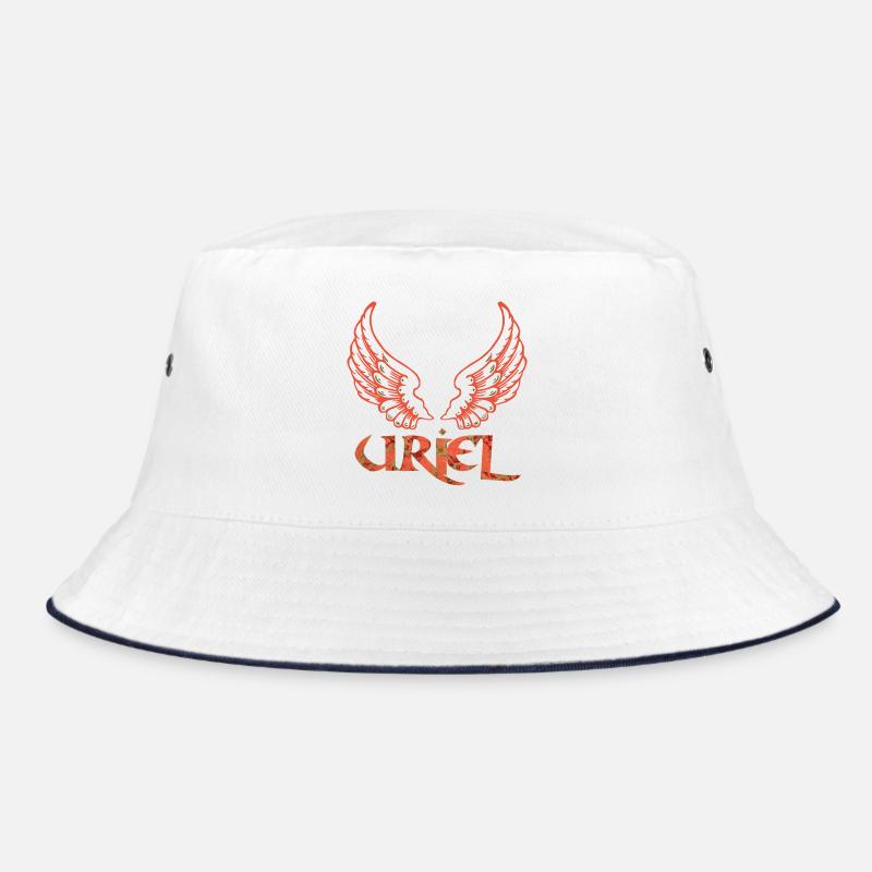 erzengel uriel e 213 - Bucket Hat - Weiß/Navy