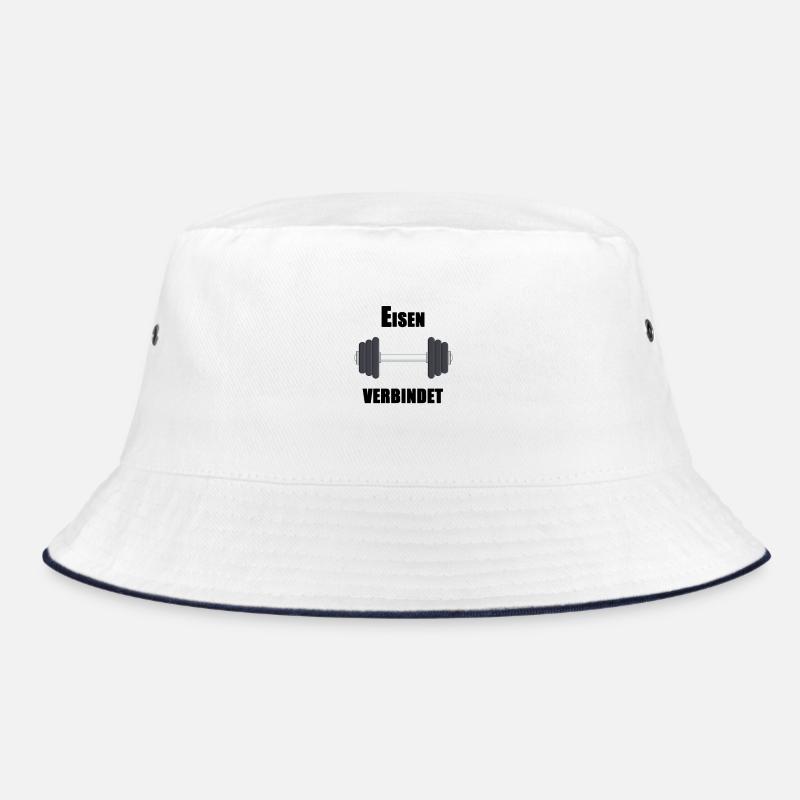 Kompakte Hantel Icon Illustration Bucket Hat