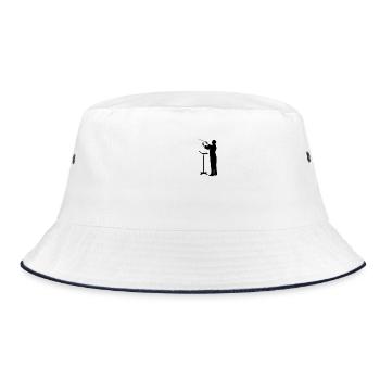 Dirigent - Bucket Hat - Weiß/Navy - Vorne