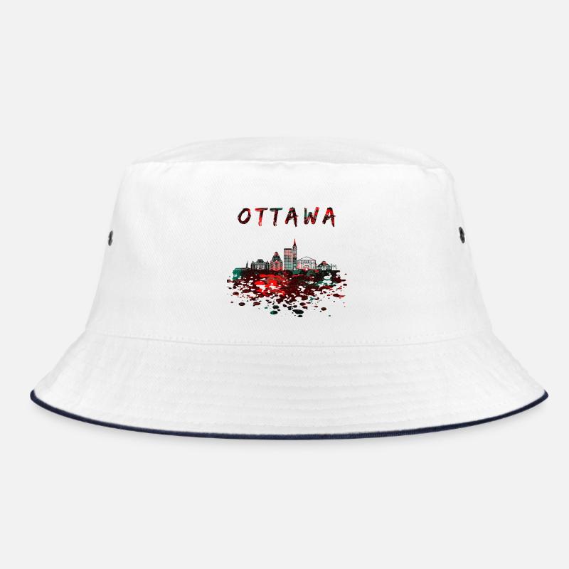 Ottawa Skyline / Kanada Geschenk Stadt Bucket Hat