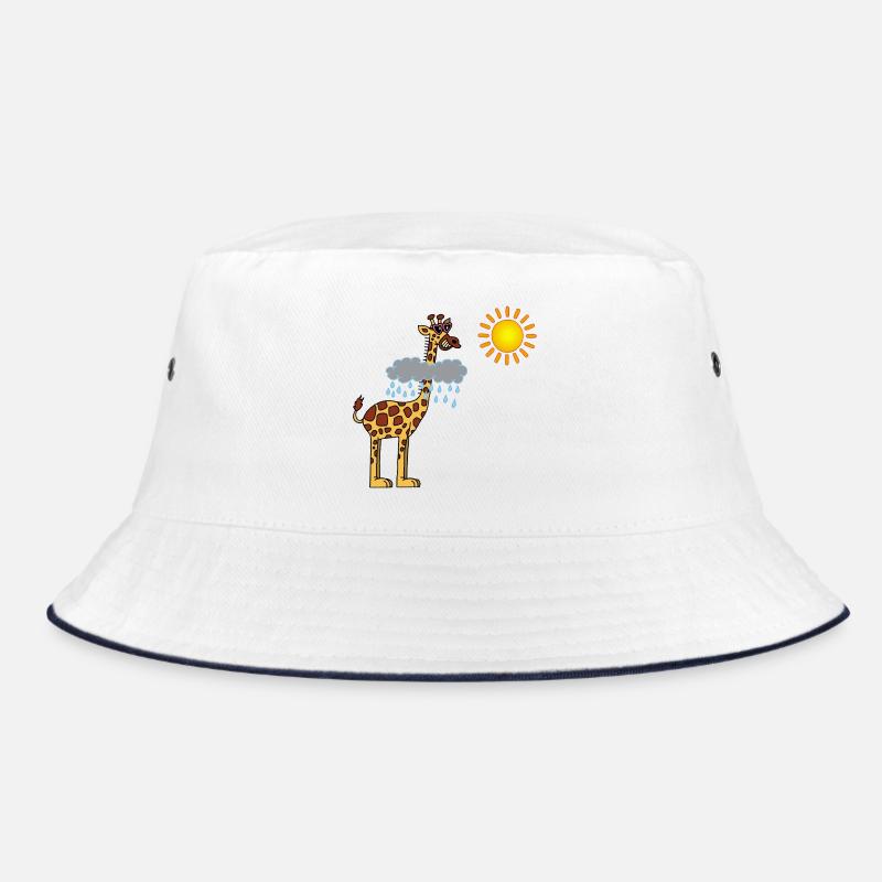 Giraffe und Sonne Bucket Hat