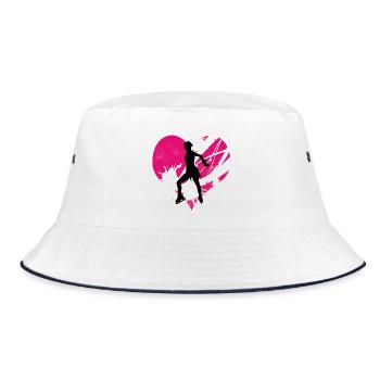 Motif d'amour Patinage artistique 4 - Bob - blanc/marine - Devant