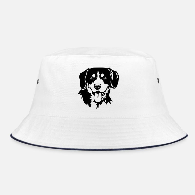 Entlebucher Sennenhund Kopf Bucket Hat