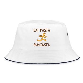 Spaghetti Pasta Asciutta Pasta Funny Sayings - Bob - blanc/marine - Devant