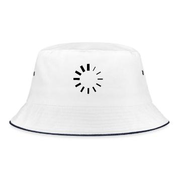 Loading logo - Bucket Hat - white/navy - Front