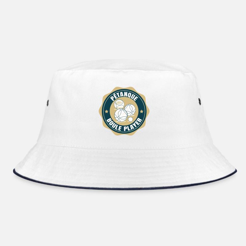 Pétanque Boule Player Boulekugel Boulespieler Bucket Hat