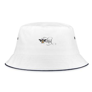 Bee Beauté Beauté Abeille Abeille Cadeau - Bob - blanc/marine - Devant