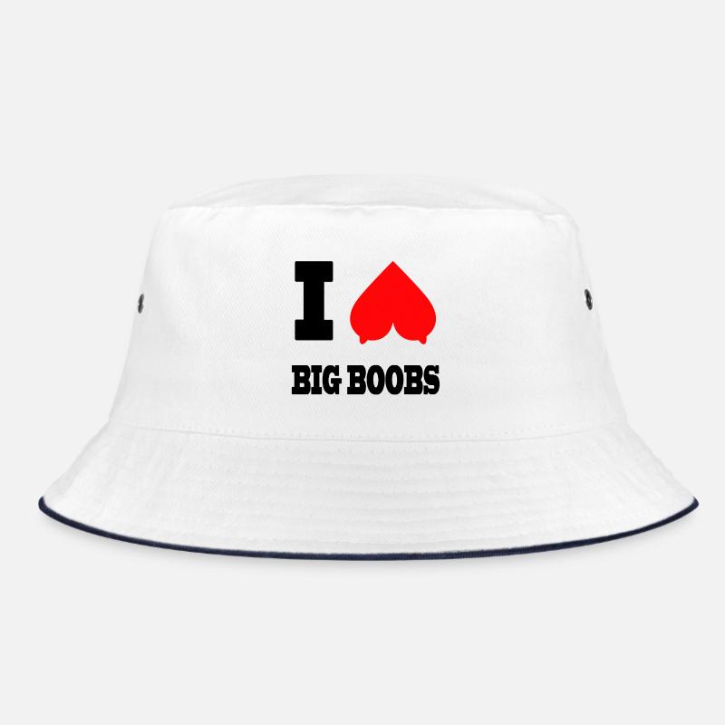 Herzförmiges geometrisches Muster Bucket Hat