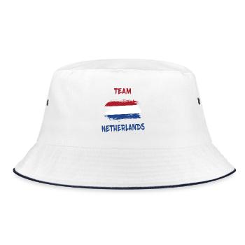 Design / idée cadeau Team Netherlands - Bob - blanc/marine - Devant