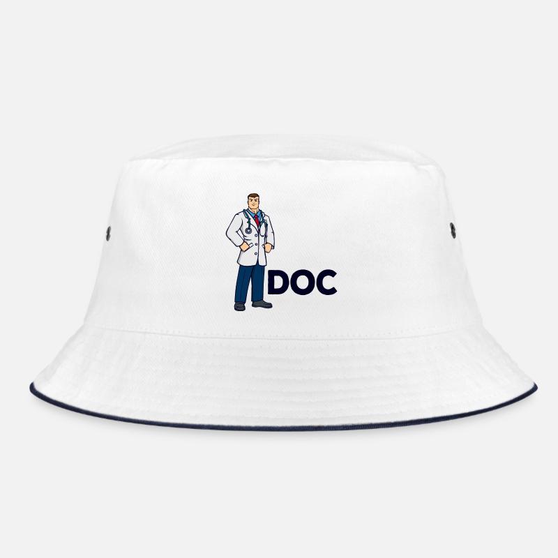 Superheld Arzt Doktor Assistenzarzt Notarzt Beruf Bucket Hat