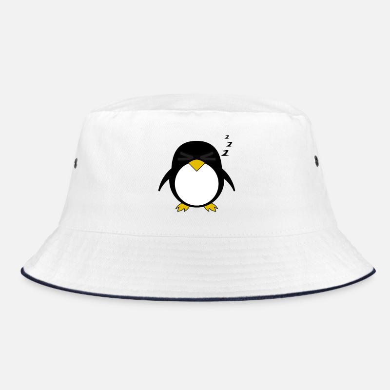 cute penguin penguins penguin chick bird kindergarten Bucket Hat