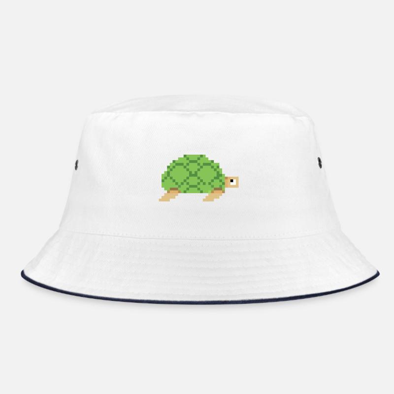 Schildkröte Pixelart Bucket Hat