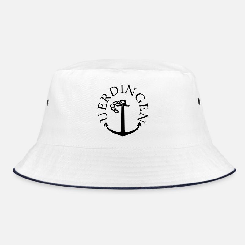 Uerdingen - Bucket Hat - Weiß/Navy