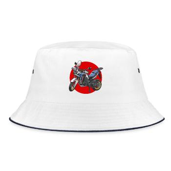 Africa Twin Enduro - japan tricolor - Bob - blanc/marine - Devant