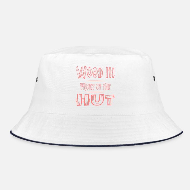 Lustiger Spruch Holz Bucket Hat