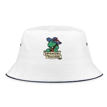 Adventure Together - Bucket Hat - white/navy - Front