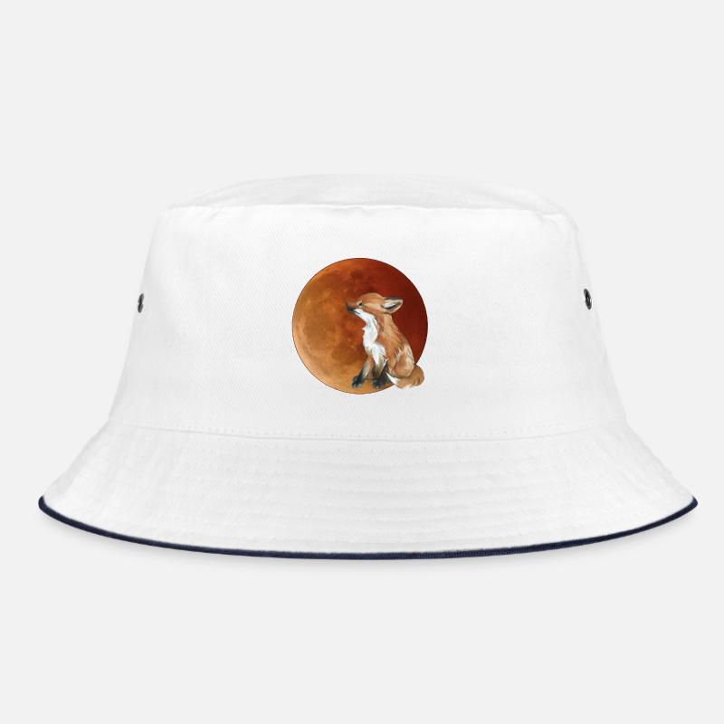 Mondfuchs im Abendlicht Bucket Hat
