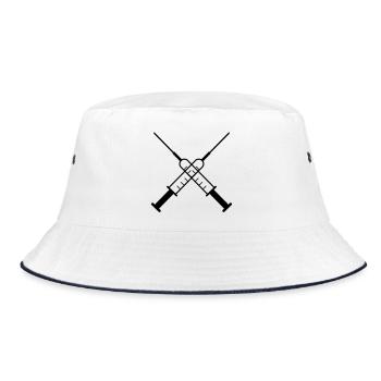 Medicine - Bucket Hat - white/navy - Front