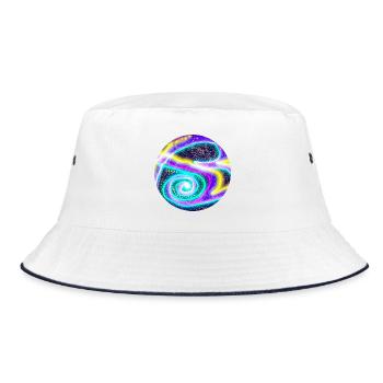 Nordlichter - Bucket Hat - Weiß/Navy - Vorne