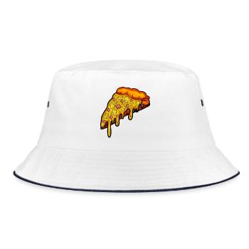 Pizza Hawaï - Ananas JAMBON FROMAGE - Bob - blanc/marine - Devant