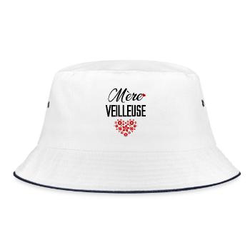 Mère Veilleuse - Bob - blanc/marine - Devant
