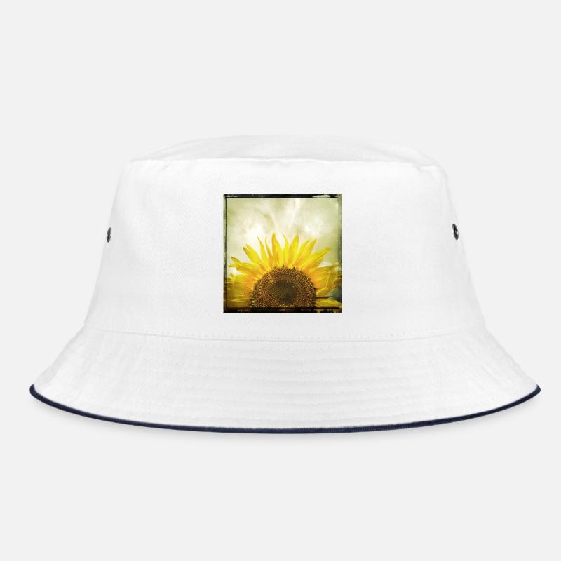 Half Sunflower Bucket Hat