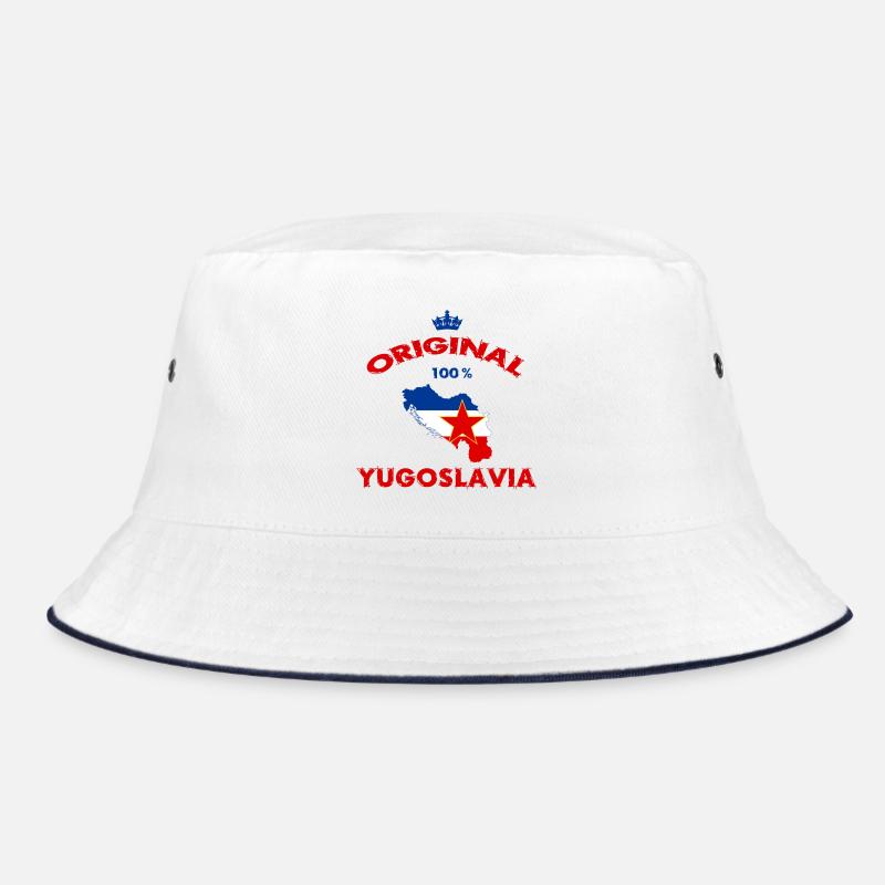 Yugoslavia 100% original flags Bucket Hat