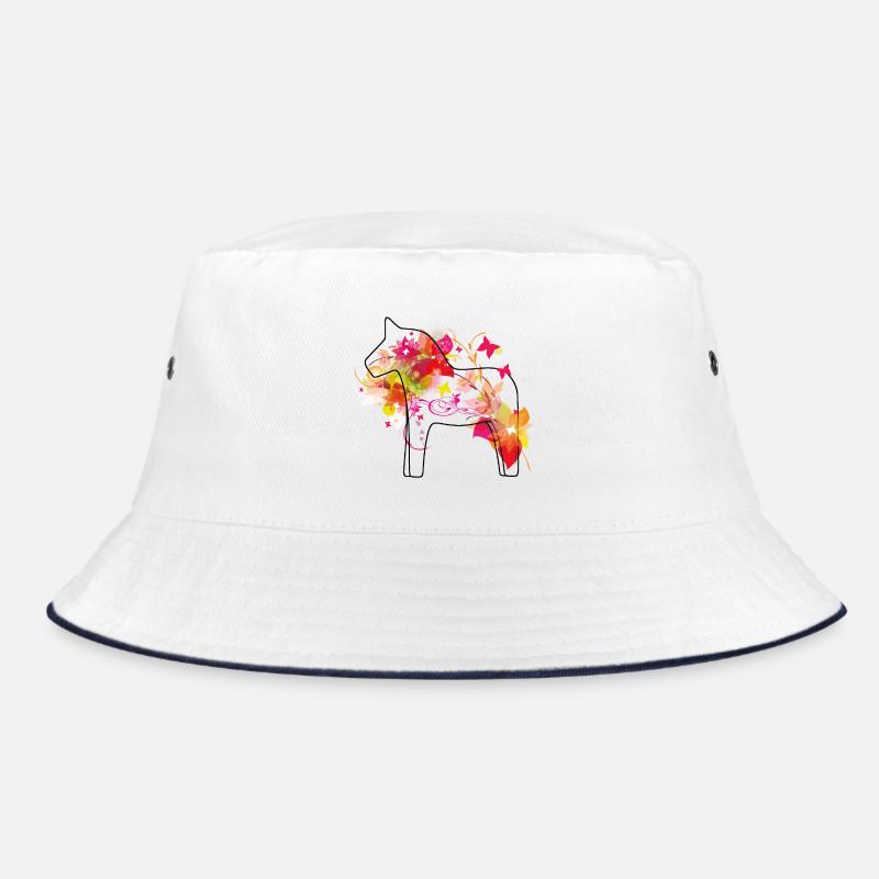 Dala Pferd Bunt Bucket Hat