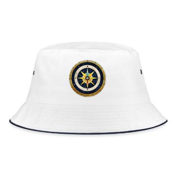 Golden Compass - Golden Compass - Bucket Hat - white/navy - Front